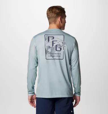 Columbia Mens PFG Terminal Tackle Blackline Long Sleeve Shirt- Product Image