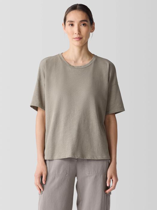 Cozy Organic Cotton Slub Tee Product Image