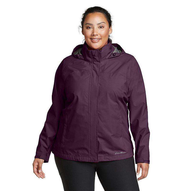 Plus Size Eddie Bauer Packable Rainfoil Jacket, Womens Product Image