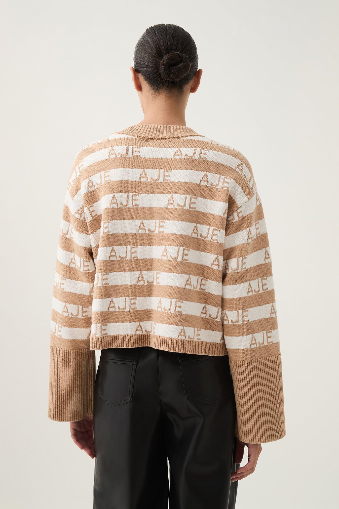 Story Oversized Striped Knit Product Image