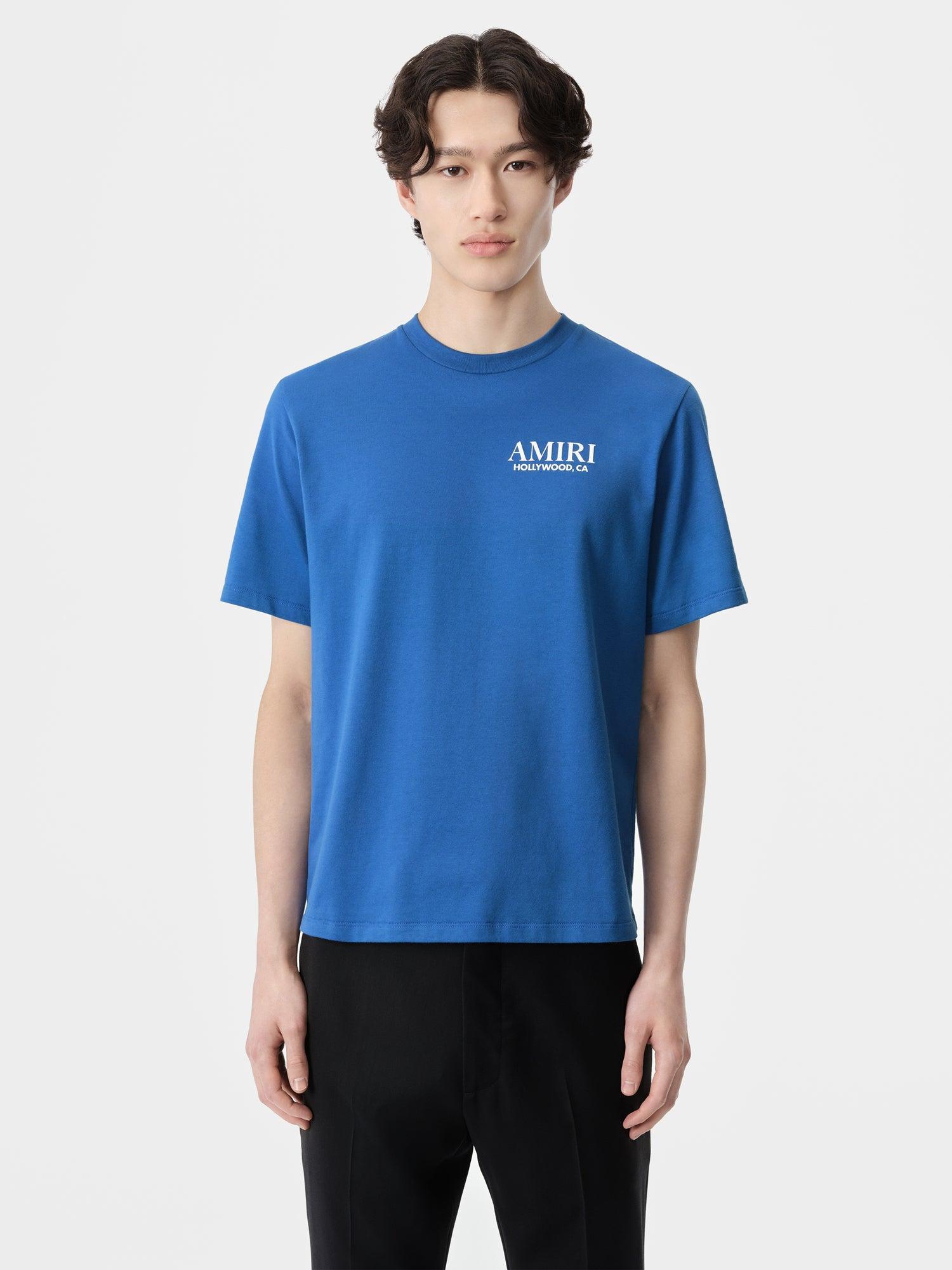 BONES STACKED TEE - Blue Male Product Image