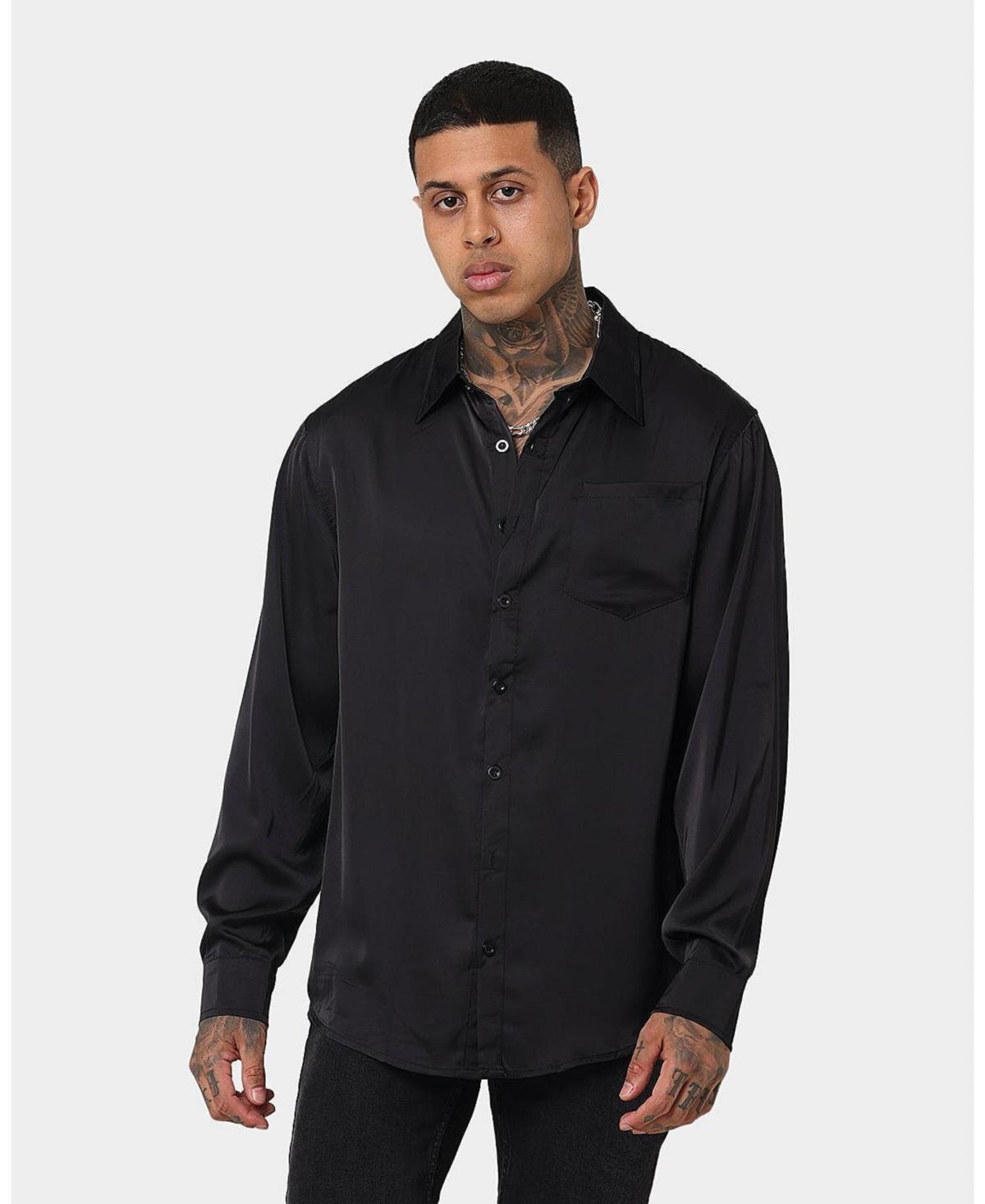 Xxiii Mens Kai Satin Button Up Shirt Product Image