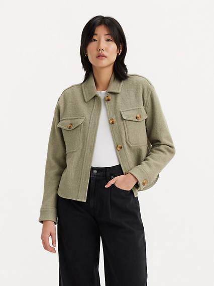 Levis Cropped Shacket - Womens Product Image