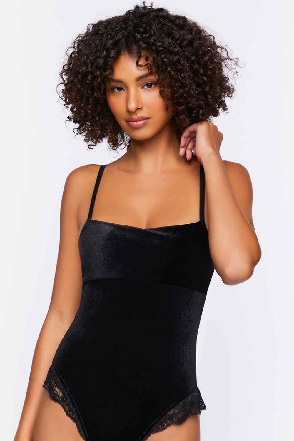 Velvet Lingerie Bodysuit | Forever 21 Product Image