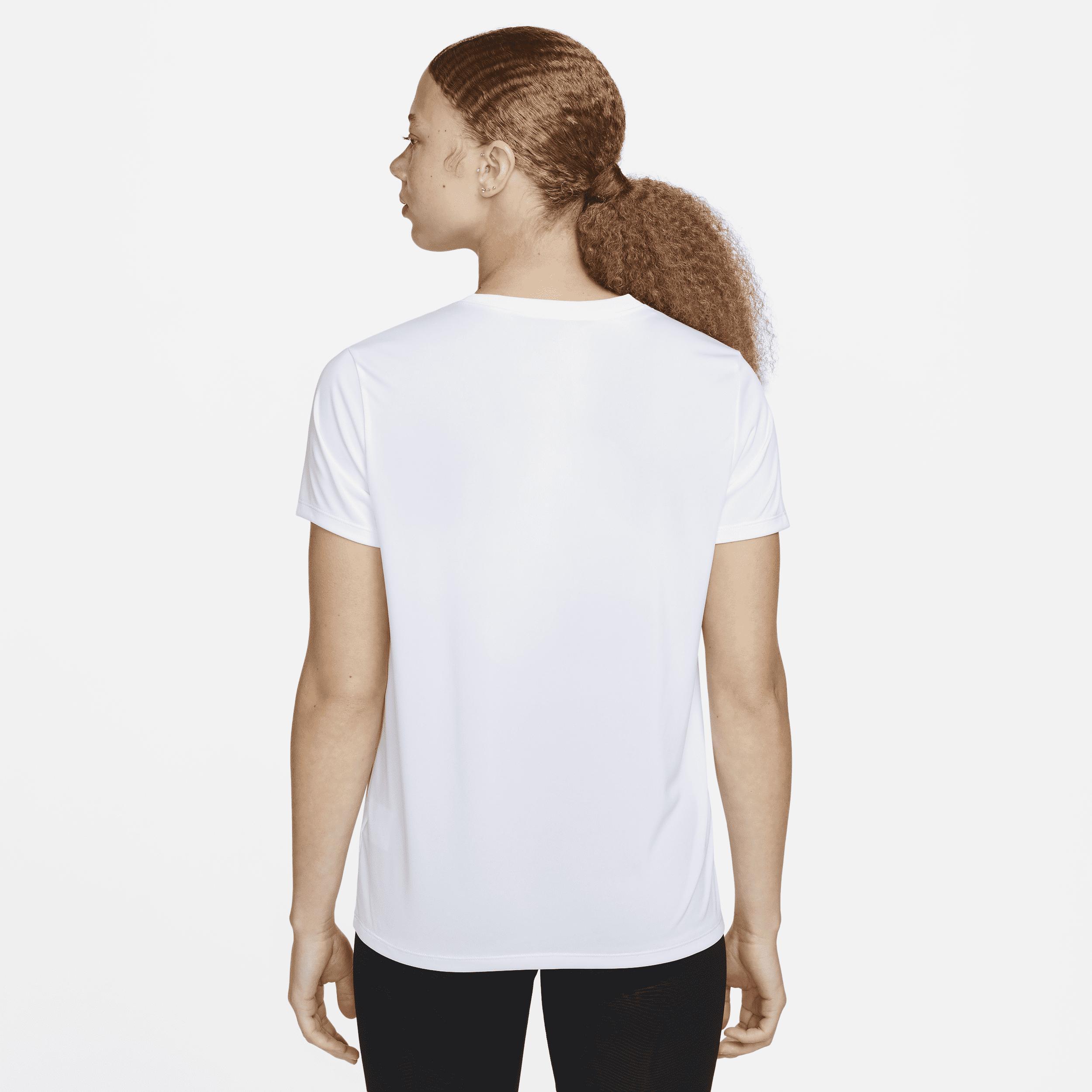 Nike Womens Nike Dri-FIT Ragland LBR T-Shirt - Womens Black/White Product Image