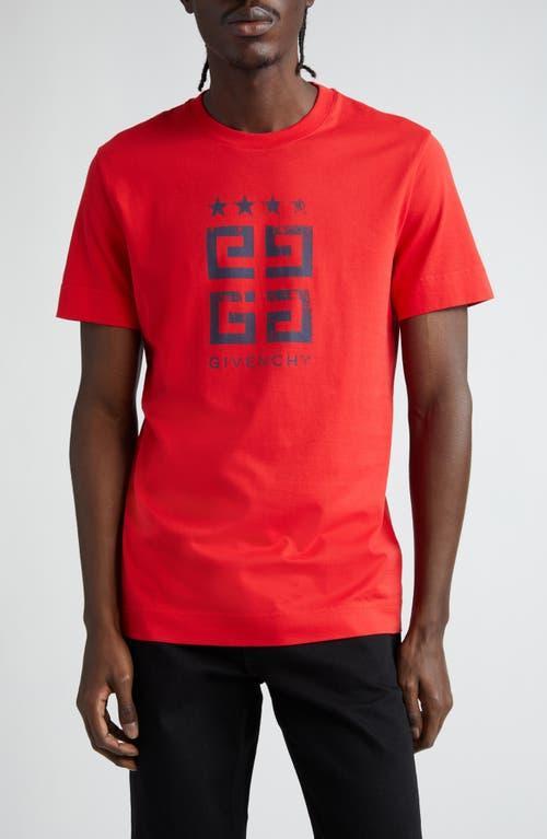 Givenchy Slim Fit 4G Logo Cotton Graphic T-Shirt Product Image