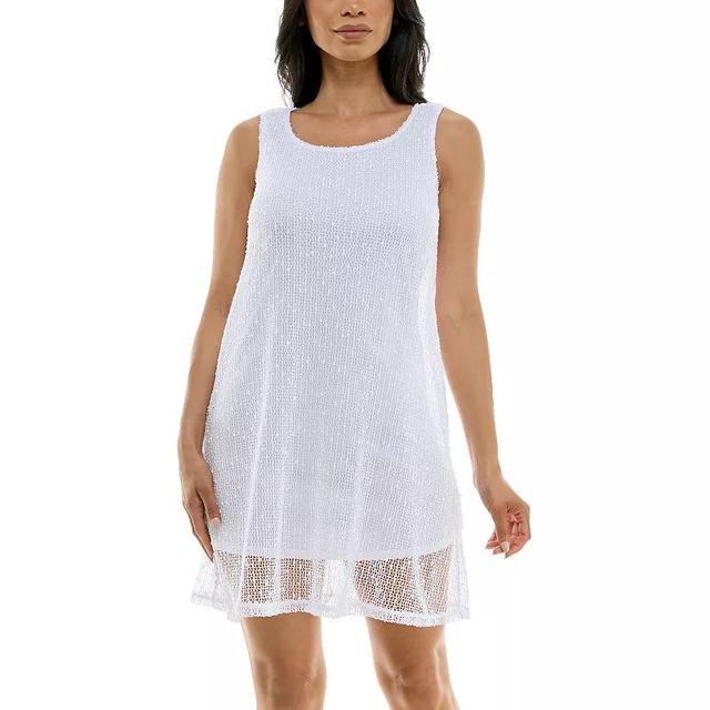 Womens Nina Leonard Sleeveless Trapeze Dress Product Image