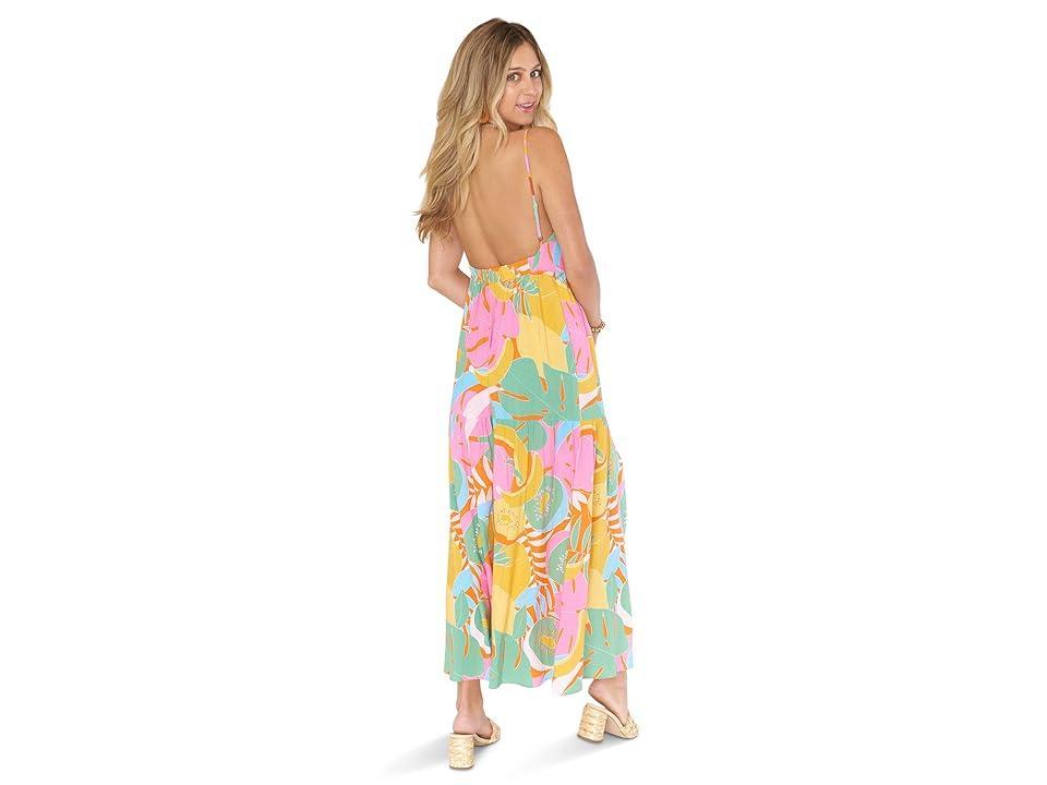 Show Me Your Mumu Julia Maxi Dress (Tropical Fruit) Women's Clothing Product Image