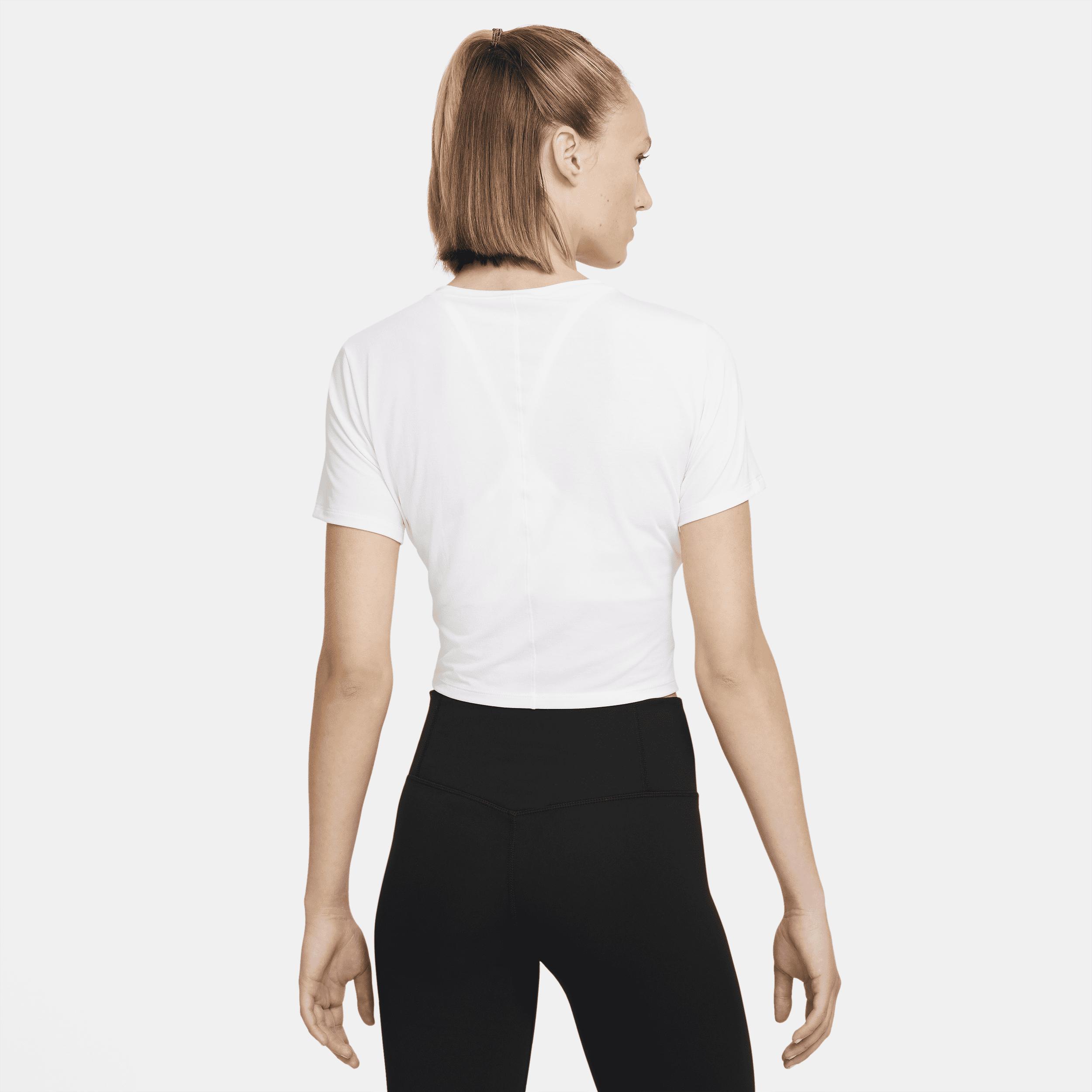 Nike Women's Dri-FIT One Luxe Twist Cropped Short-Sleeve Top Product Image