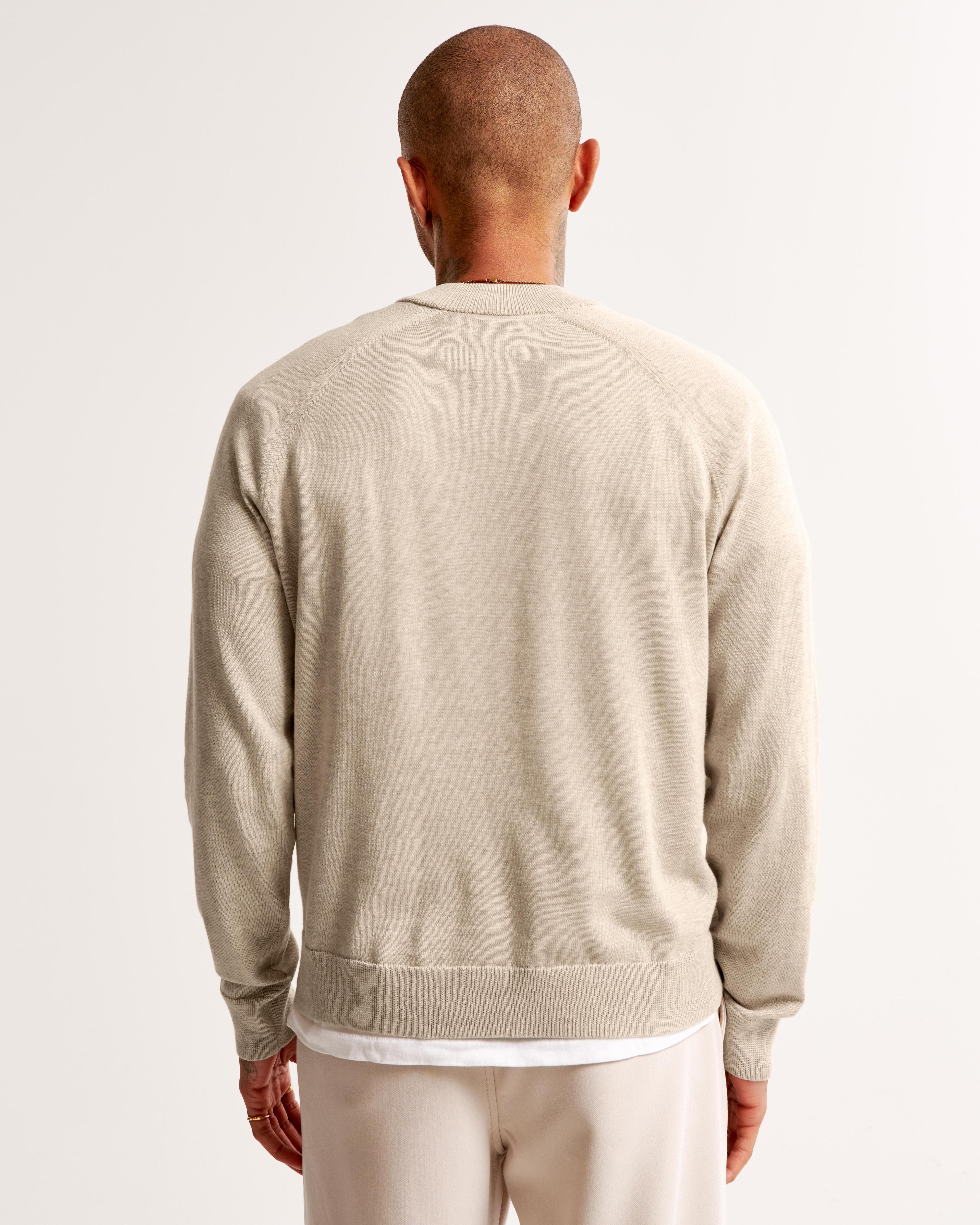 Pima Cotton Classic Stitch Crew Sweater Product Image