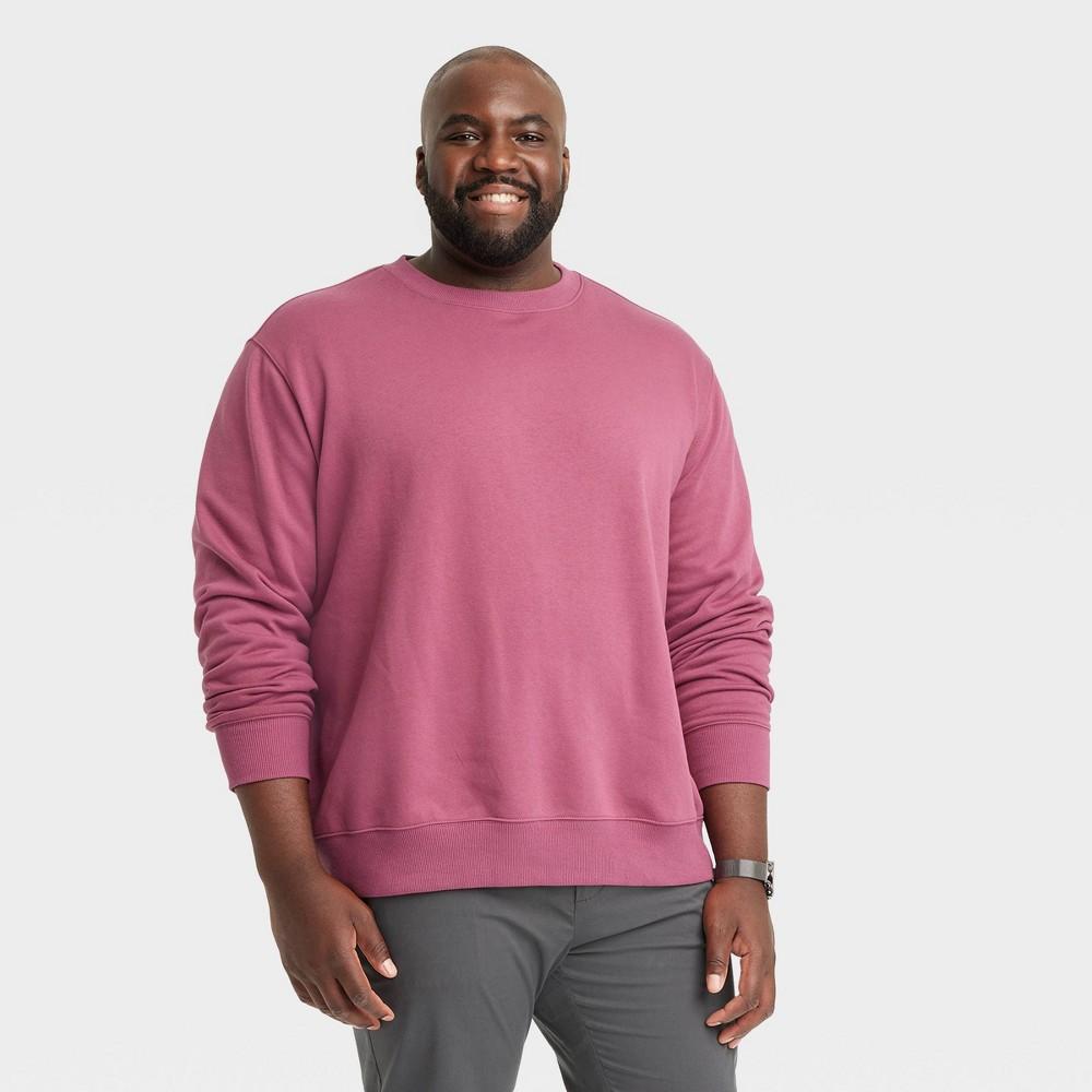 Mens Big & Tall Regular Fit Crewneck Sweatshirt - Goodfellow & Co Product Image