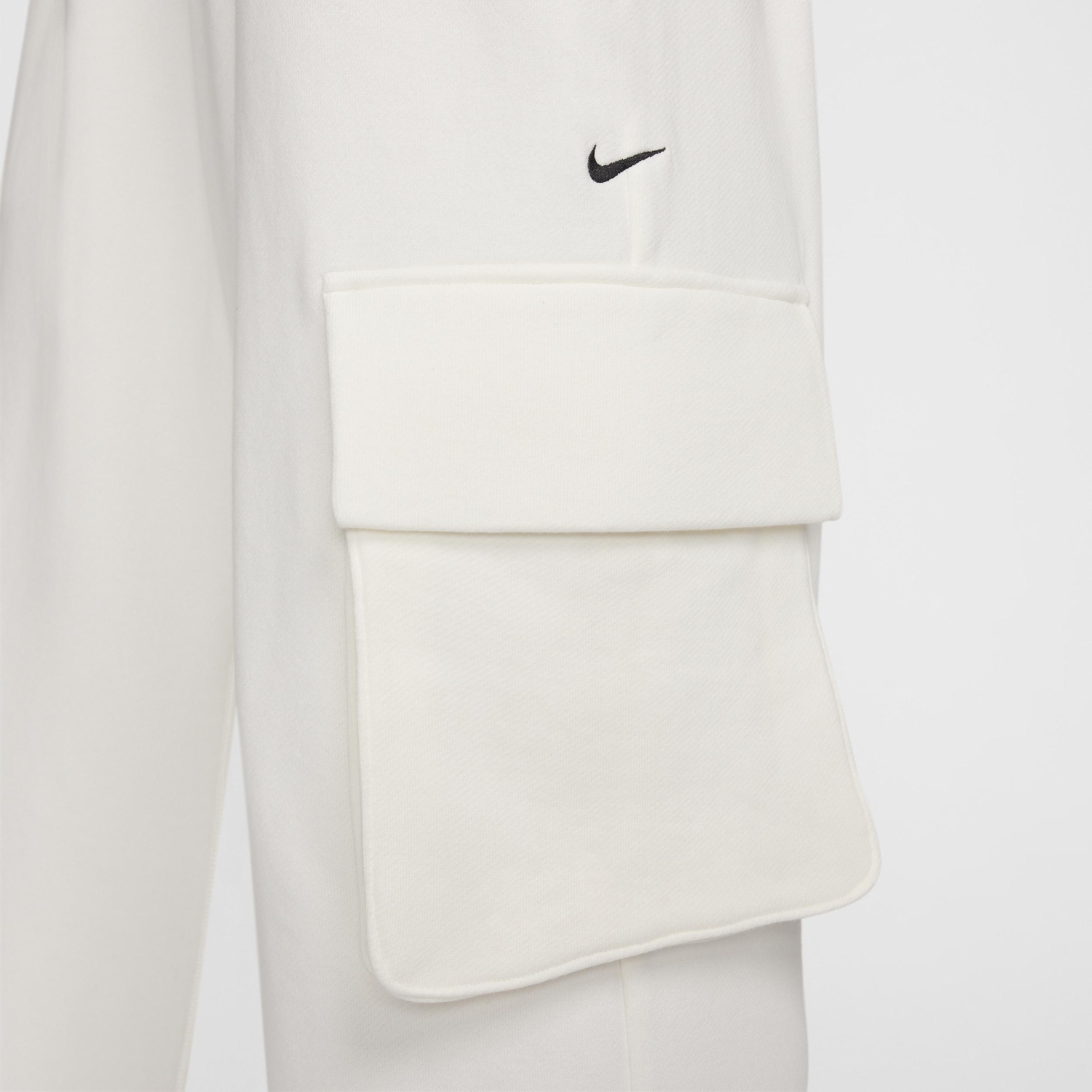 Women's Nike Sportswear Low-Rise Oversized French Terry Open-Hem Pants Product Image