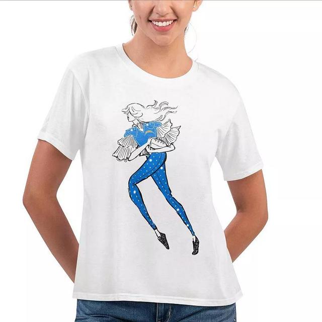 Womens G-III 4Her by Carl Banks Los Angeles Chargers Play The Ball T-Shirt Product Image