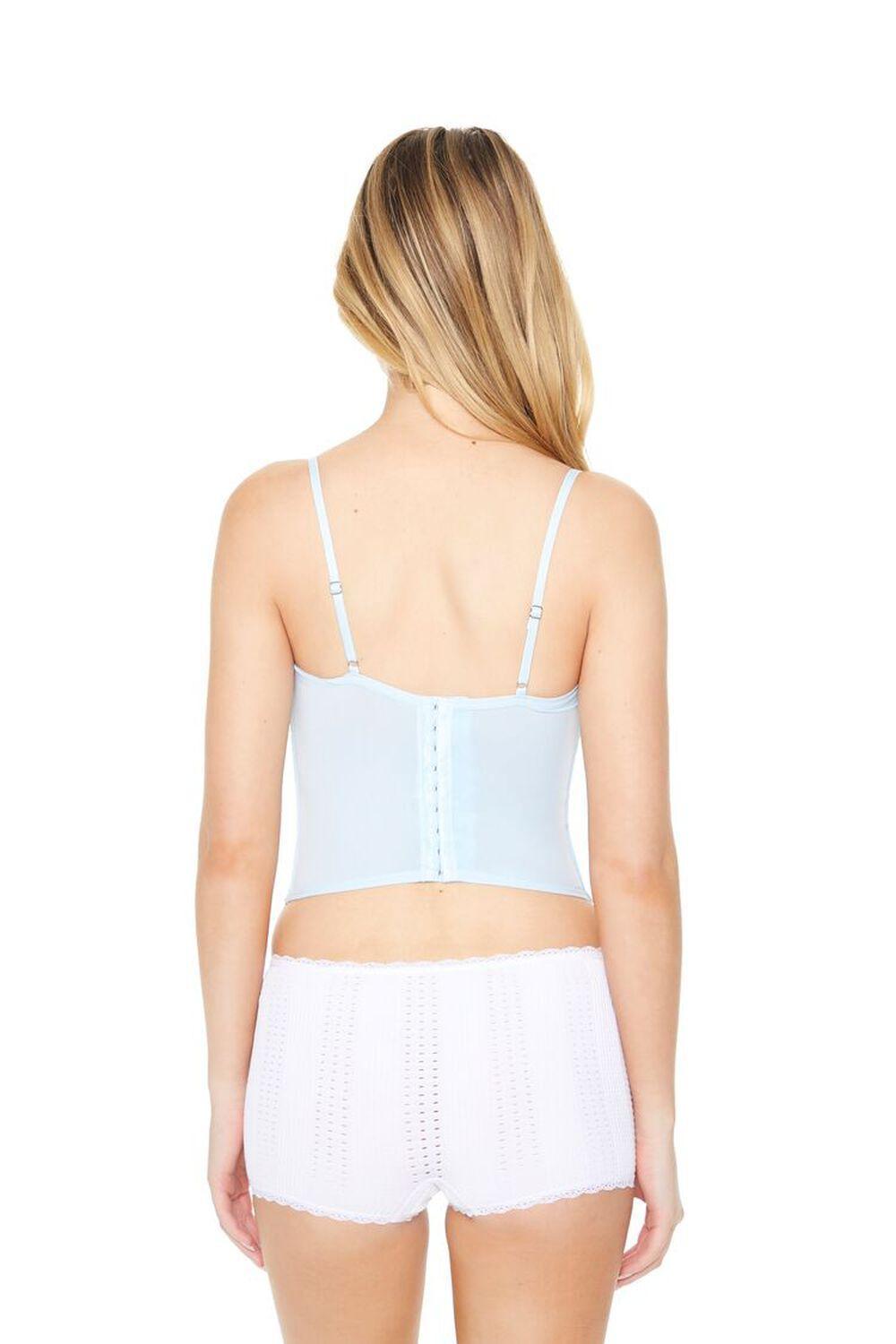 Lace-Trim Sweetheart Corset | Forever 21 Product Image