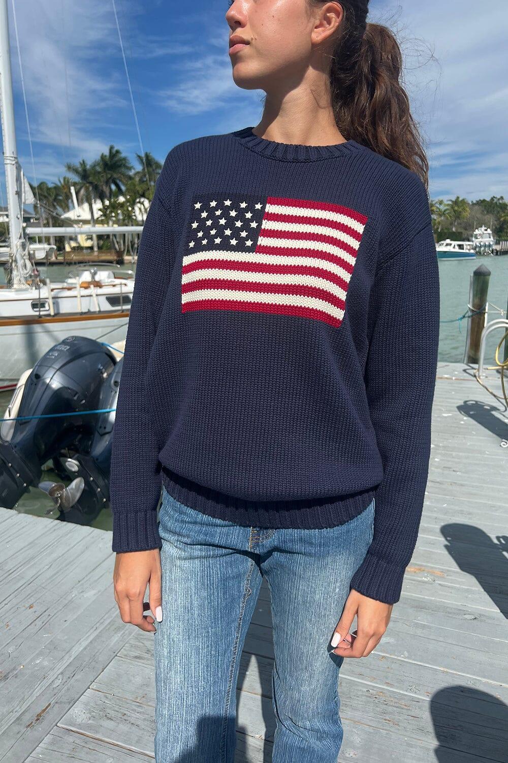 Nico American Flag Sweater Product Image