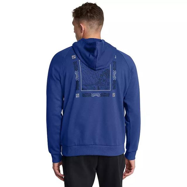 Mens Under Armour Rival Mountain Hoodie Red Product Image