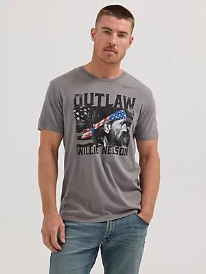 Men's Outlaw Willie Nelson T-Shirt | Men's SHIRTS | Wrangler® Product Image