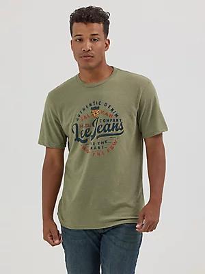 Men's Authentic Denim Graphic Tee | Men's Tops | Lee® Product Image