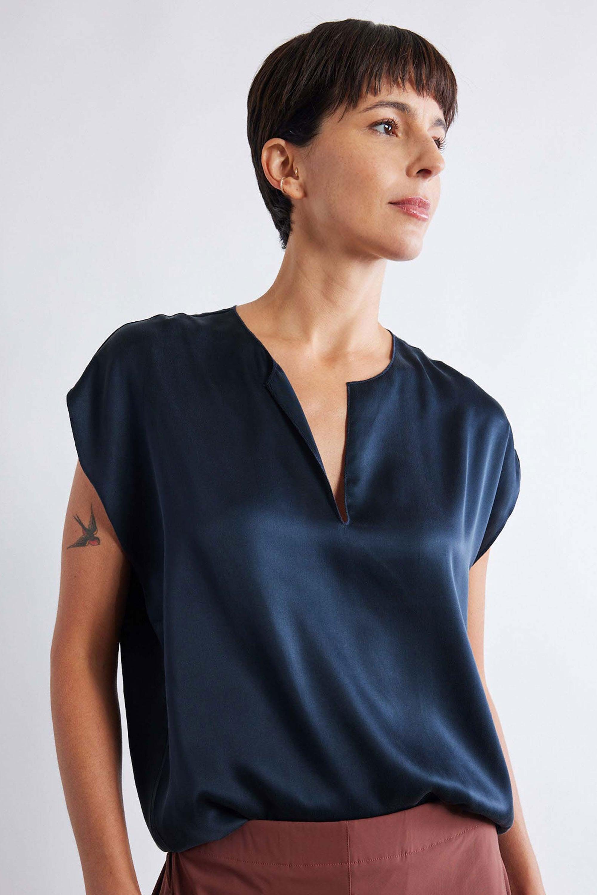 The All Day Washable Silk Top Product Image