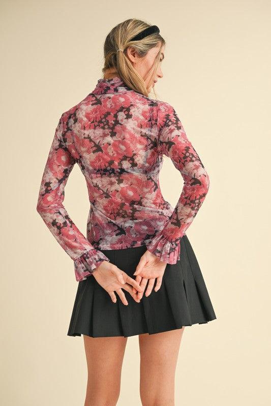 Floral Sheer Top Product Image