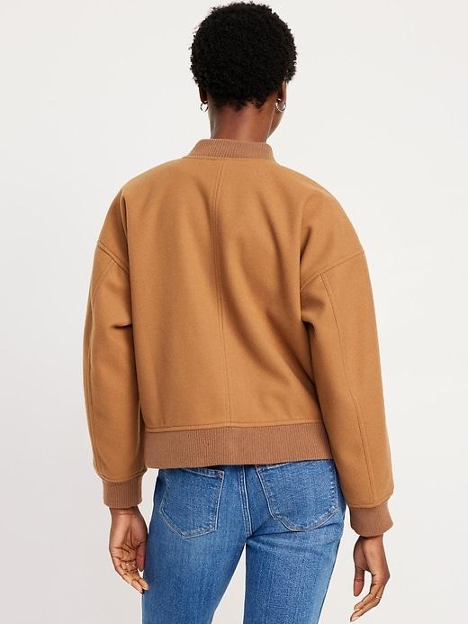 Oversized Bomber Jacket Product Image