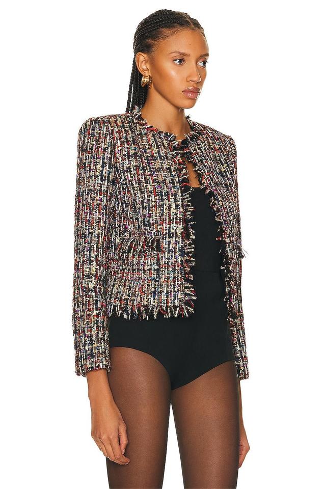 LAGENCE Angelina Metallic Tweed Jacket Product Image