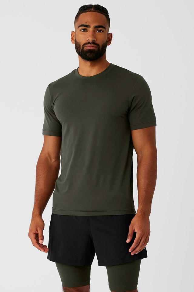 Conquer Reform Crewneck Short Sleeve - Stealth Green Male Product Image