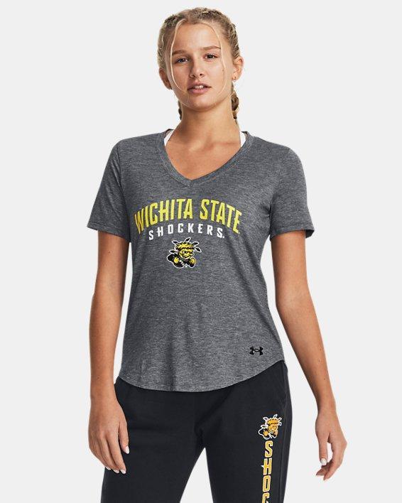 Womens UA Breezy Jersey Collegiate V-Neck T-Shirt Product Image