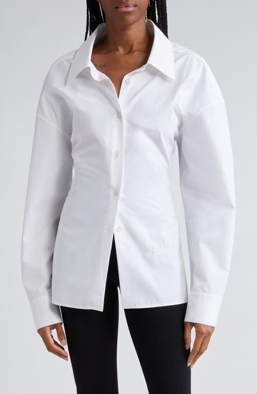 Alexander Wang Mixed Media Button-Up Shirt Product Image