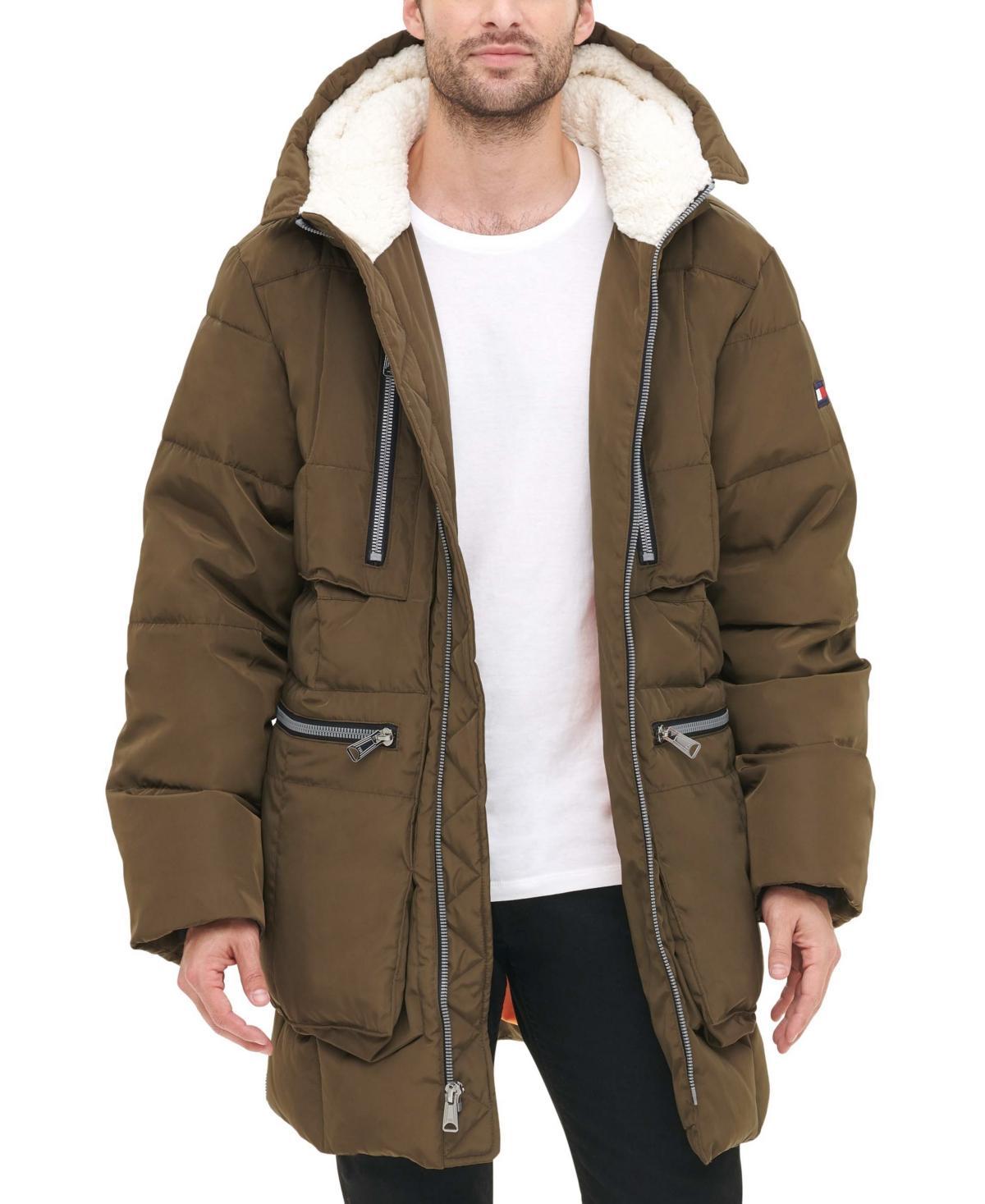 Tommy Hilfiger Mens Hooded Heavyweight Parka Jacket Product Image