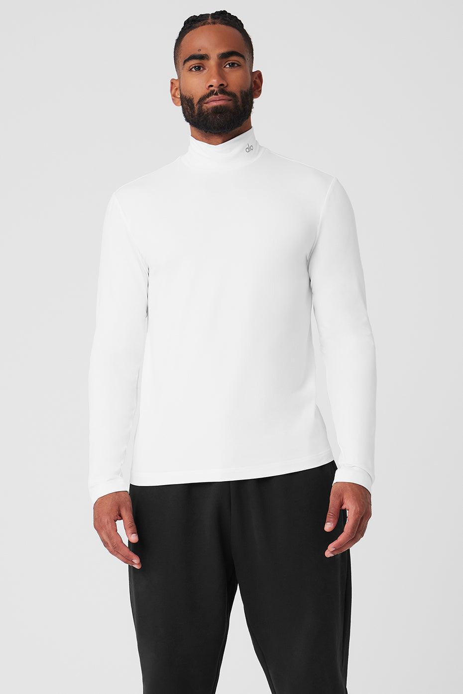 Conquer Reform Mock Neck Long Sleeve - White Male Product Image