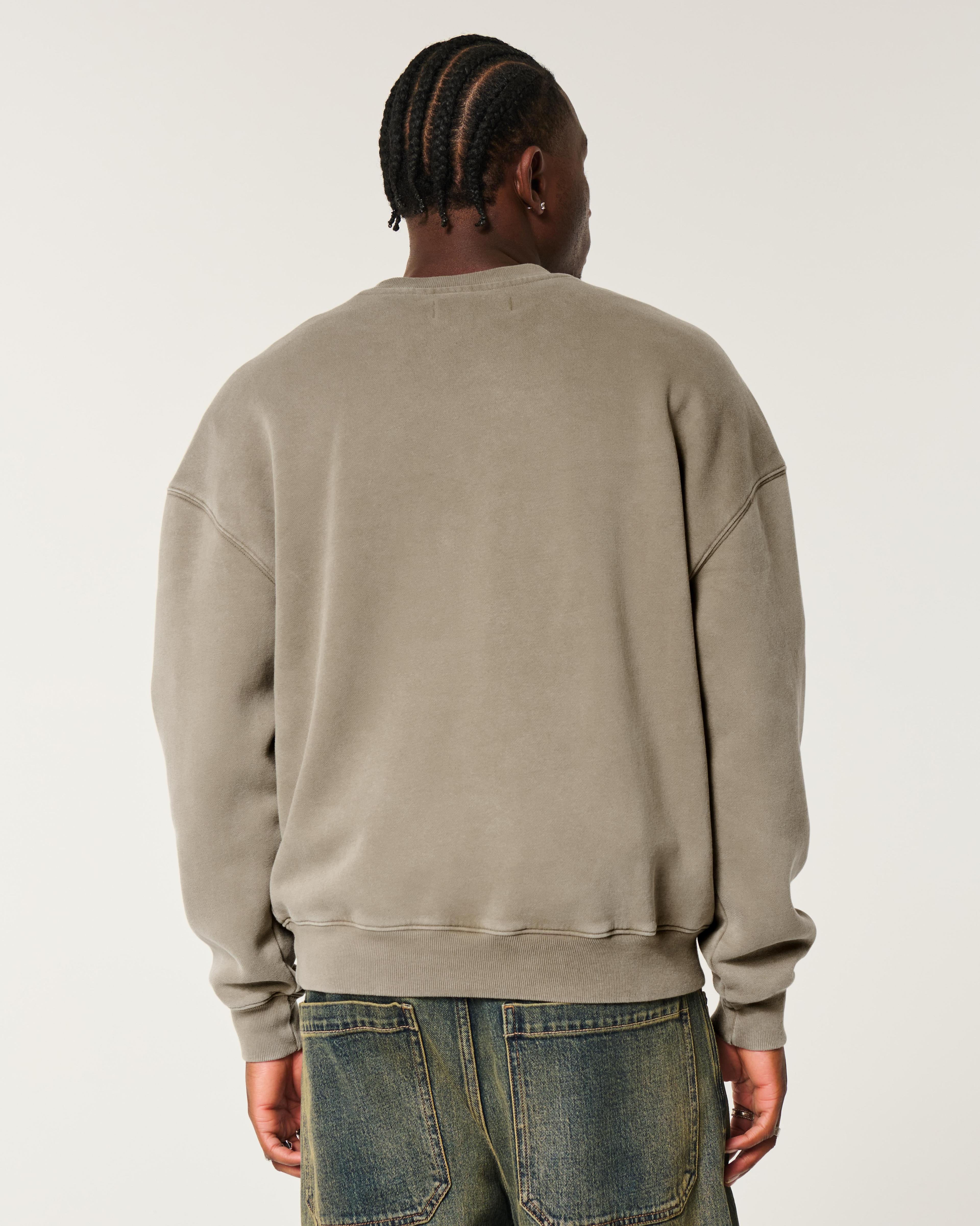 Boxy Washed Crew Sweatshirt Product Image