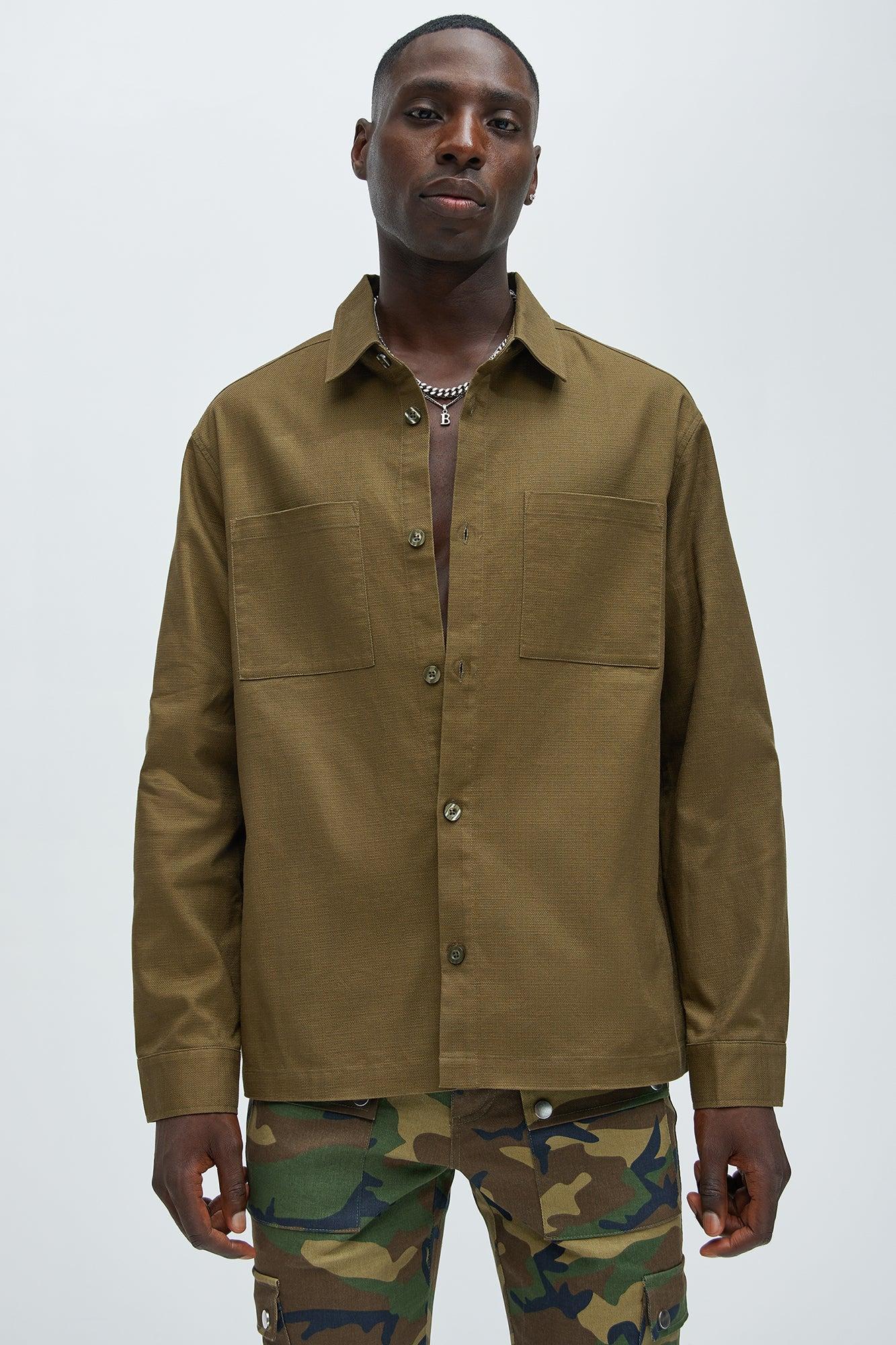 Eastman Pocket Overshirt - Olive Product Image