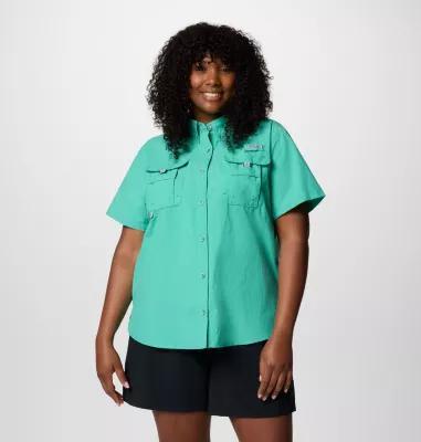 Columbia Women's PFG Bahama Short Sleeve Shirt - Plus Size- Product Image