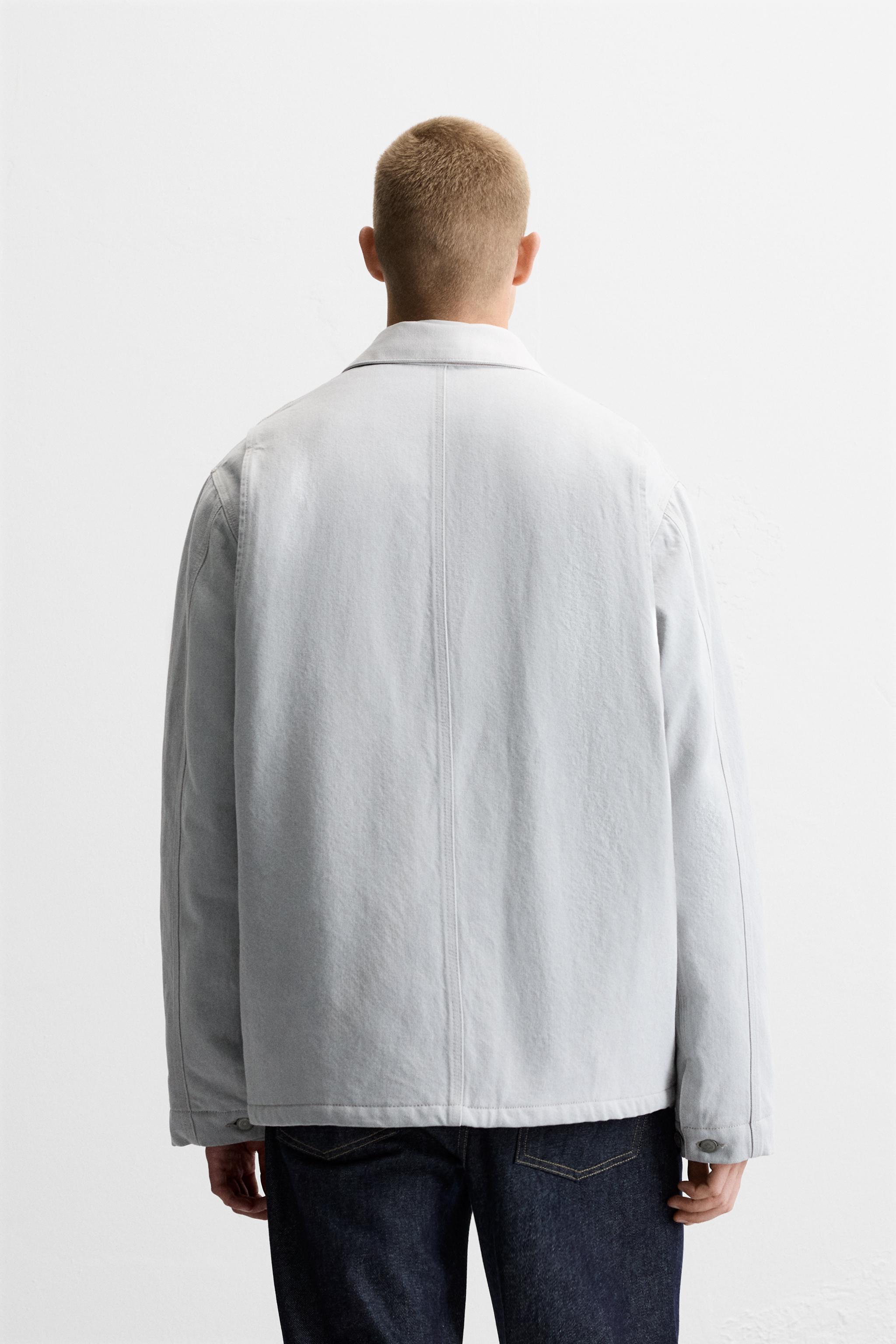 CONTRASTING COLLAR DENIM JACKET LIMITED EDITION Product Image