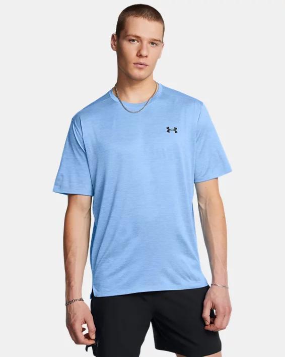 Under Armour Mens Under Armour Tech Vent Short Sleeve - Mens Midnight Navy/ Black Product Image