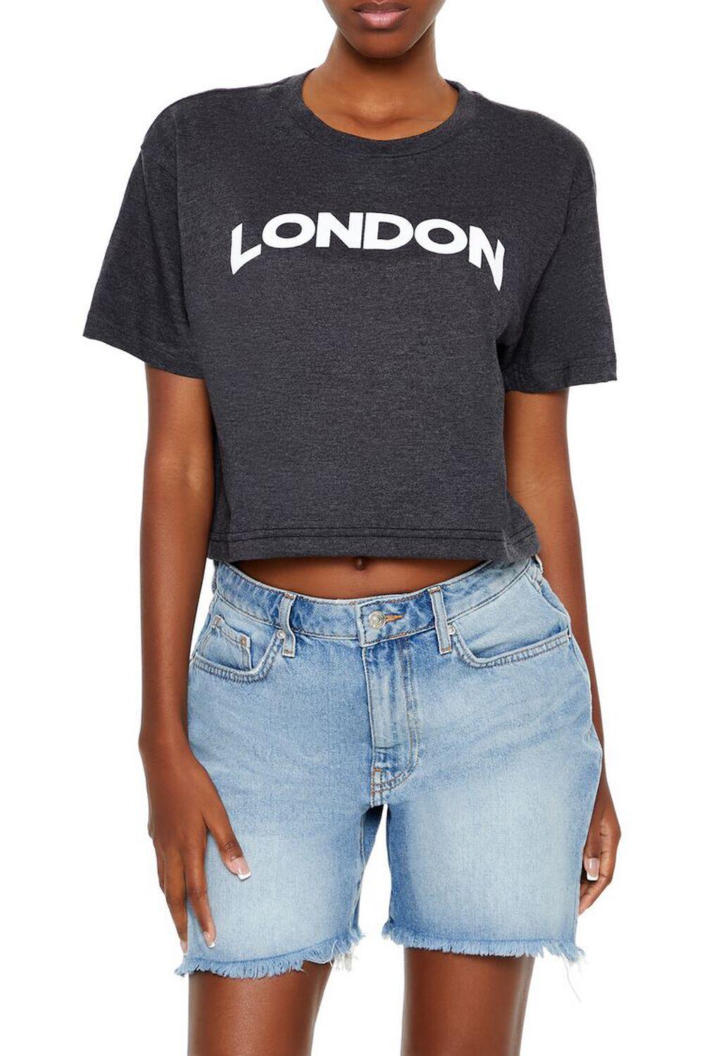 London Graphic Cropped Tee | Forever 21 Product Image