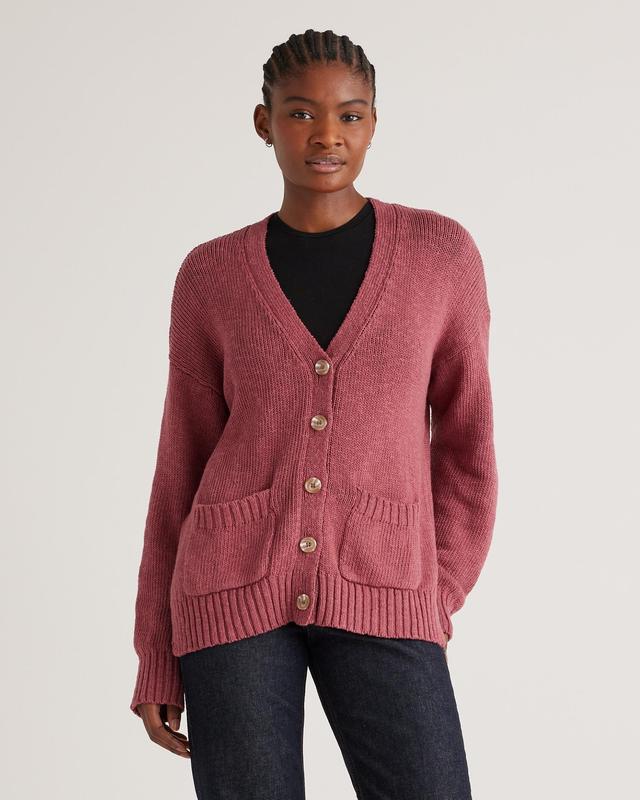 Cotton Linen Relaxed Cardigan Product Image