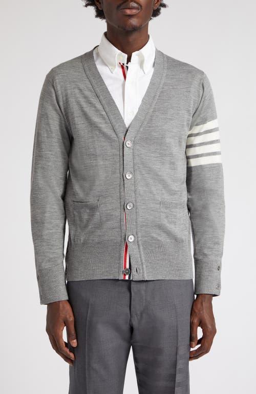 Thom Browne 4-Bar Merino Wool Cardigan Product Image