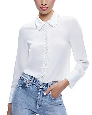 Womens Willa Embellished Blouse Product Image