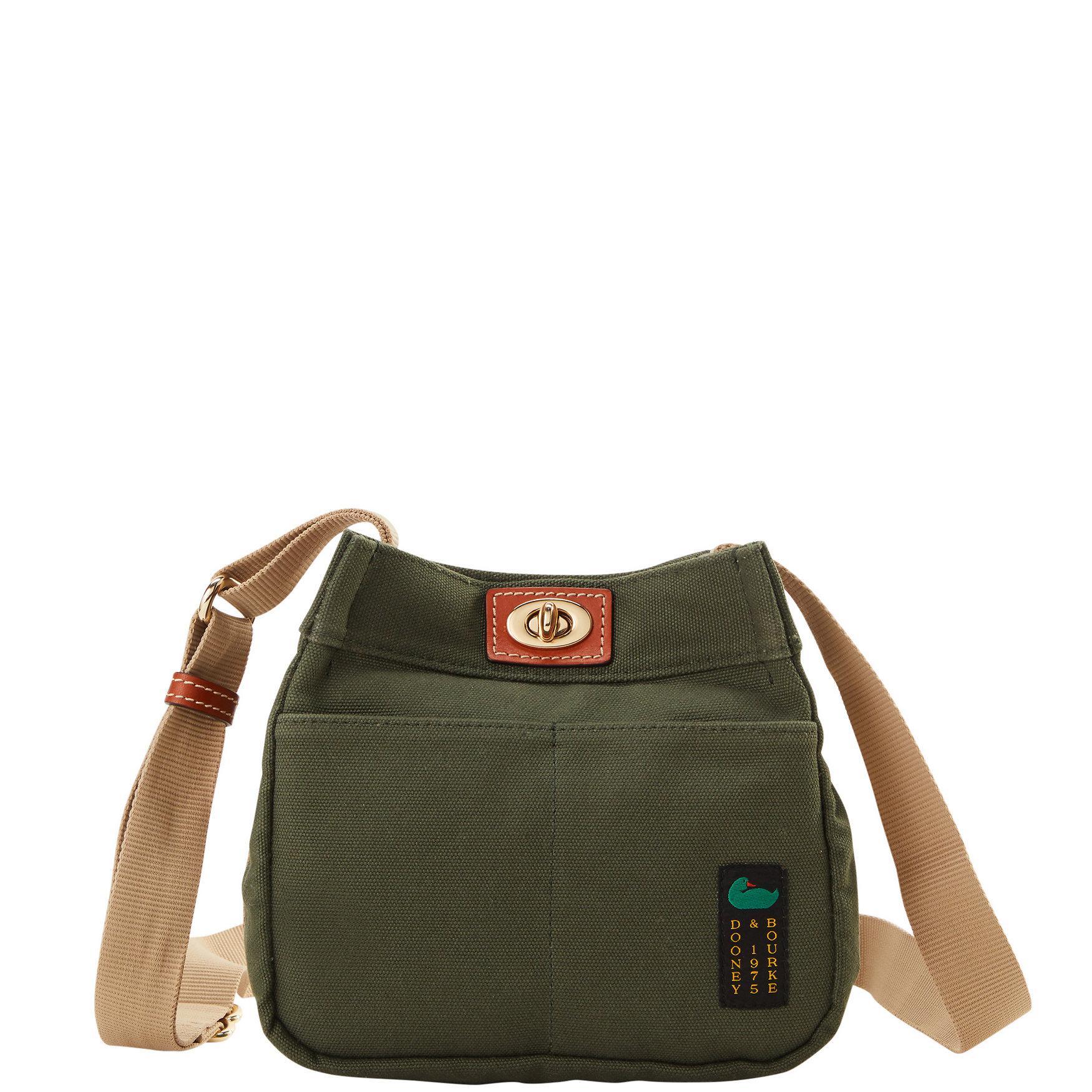 Dooney & Bourke Womens Canvas Fabric Crossbody 20 Bag in Forest Product Image