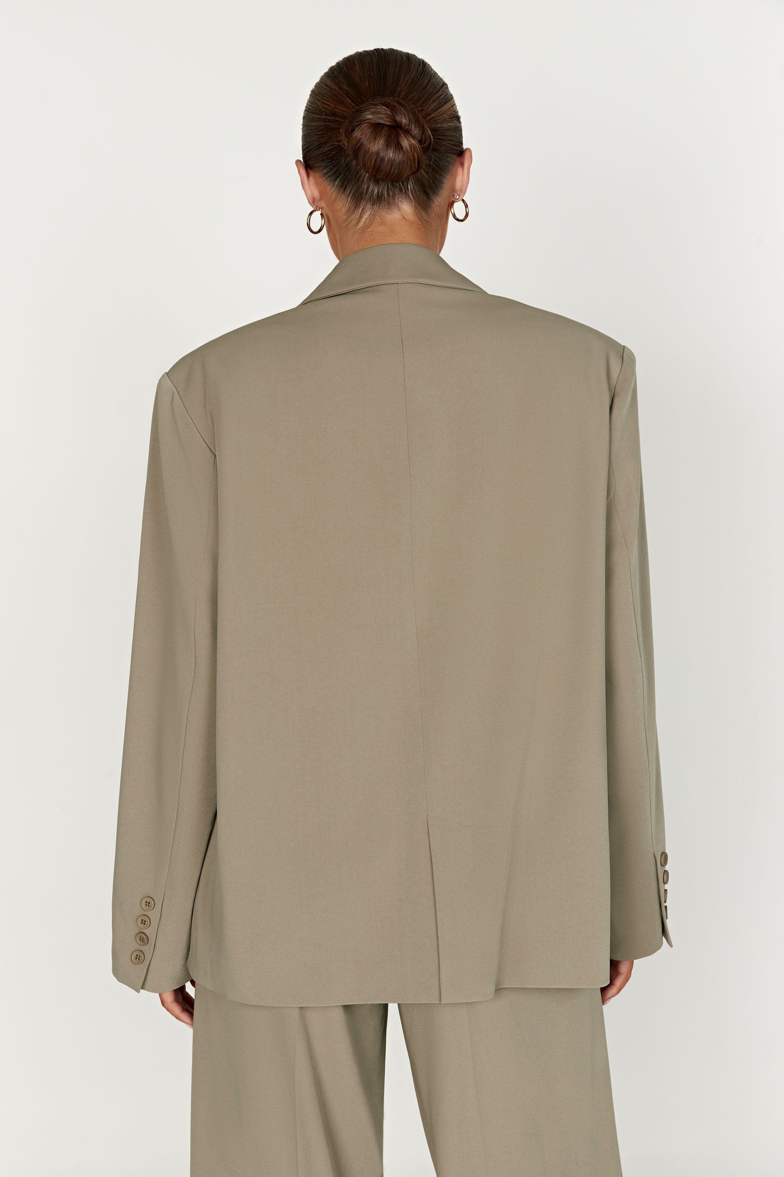 Simone Oversized Blazer - Olive Product Image