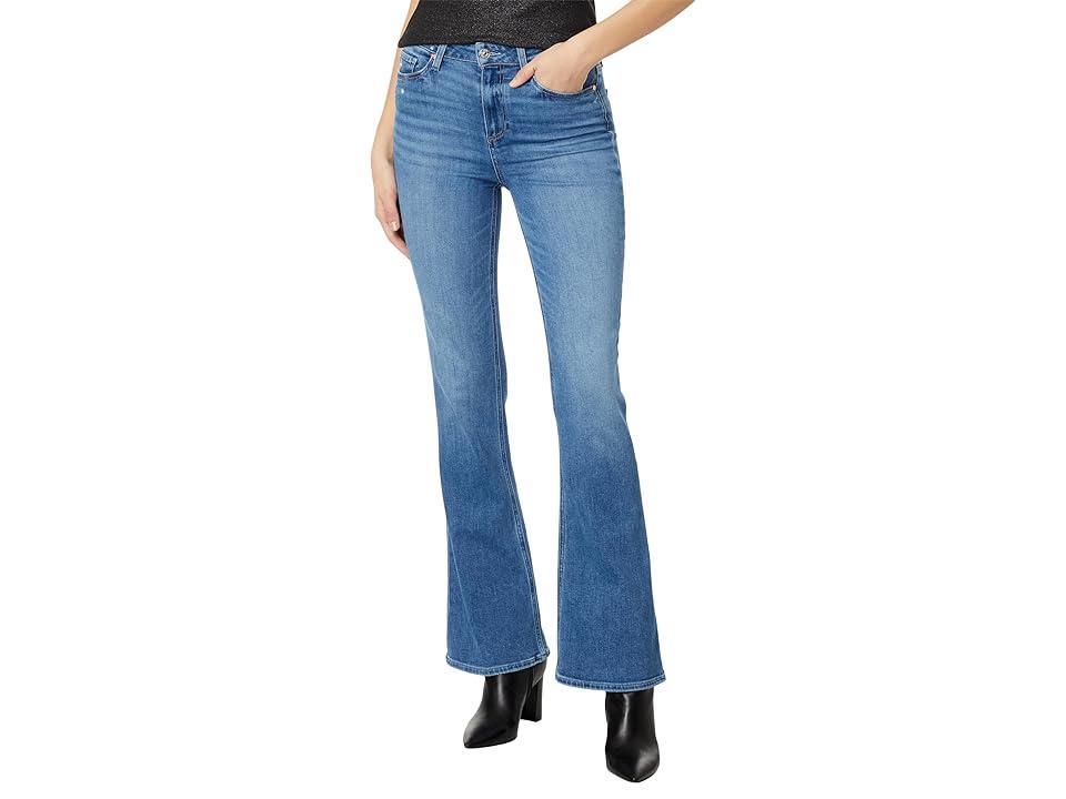 Paige High-Rise Laurel Canyon 32 in Rock Show Distressed (Rock Show Distressed) Women's Jeans Product Image