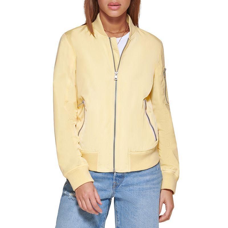 Levis Womens Lightweight Zip-Detail Bomber Jacket Product Image