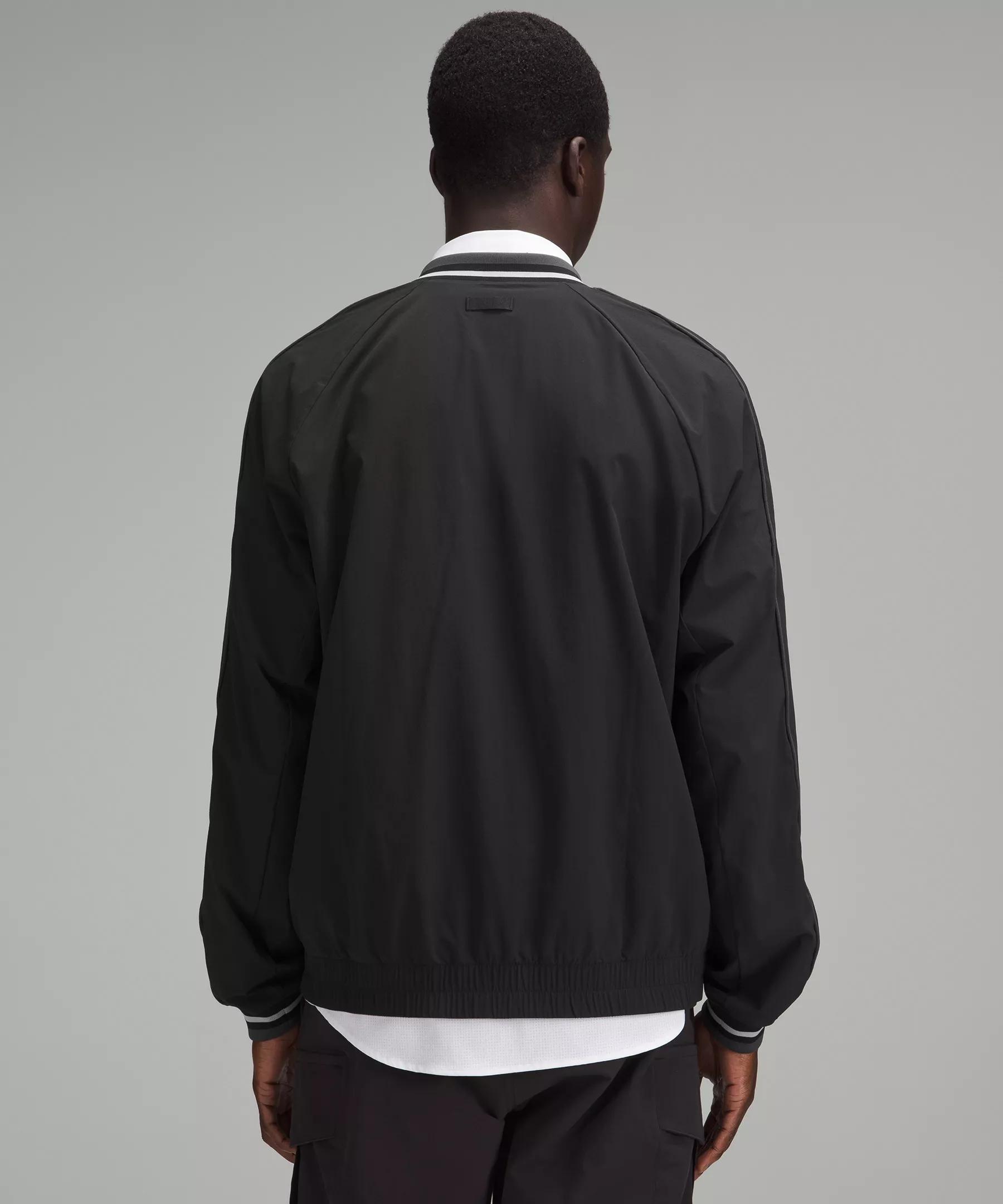 Relaxed-Fit Workout Bomber Jacket Product Image