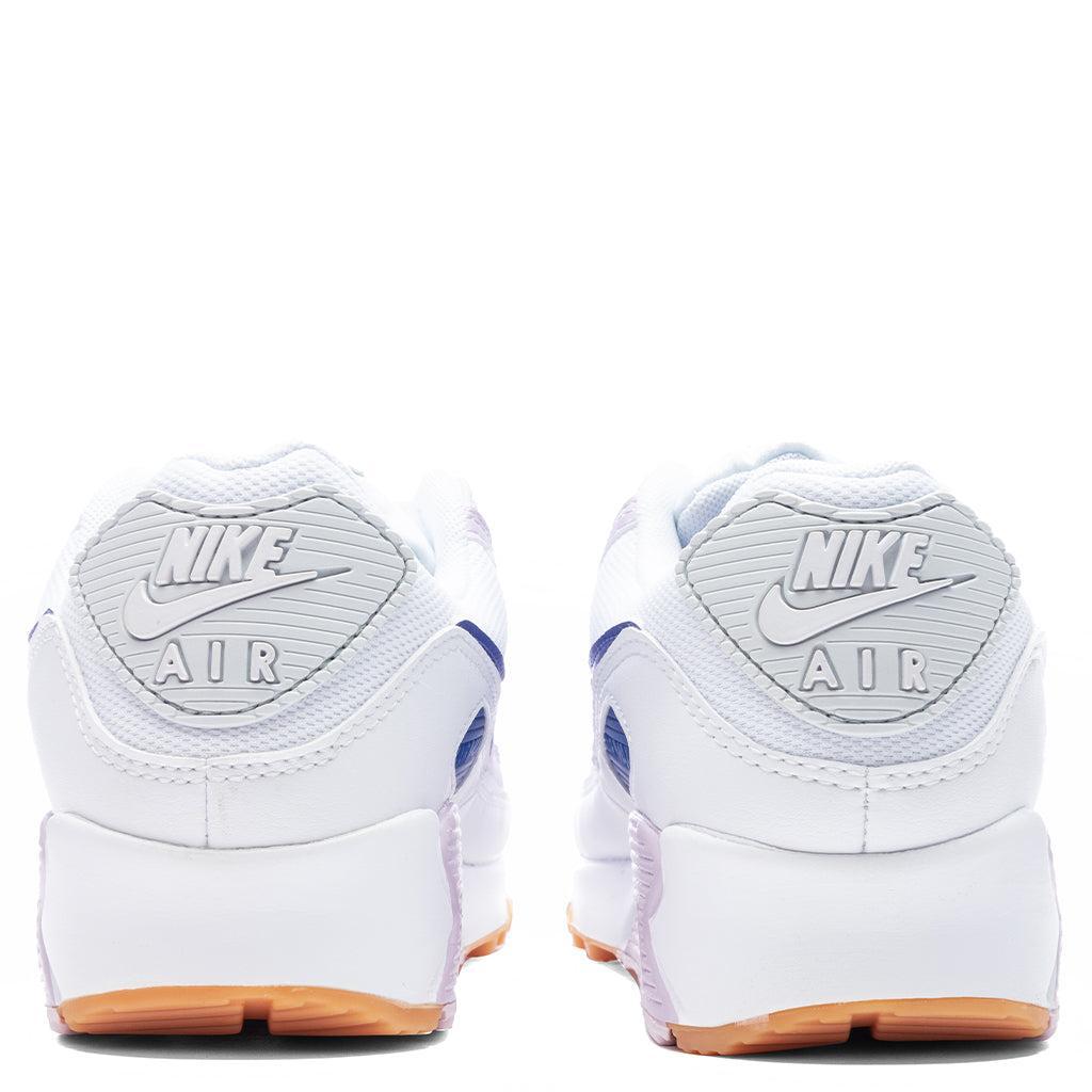 Women's Air Max 90 - White/Lapis/Pure Platinum Female Product Image