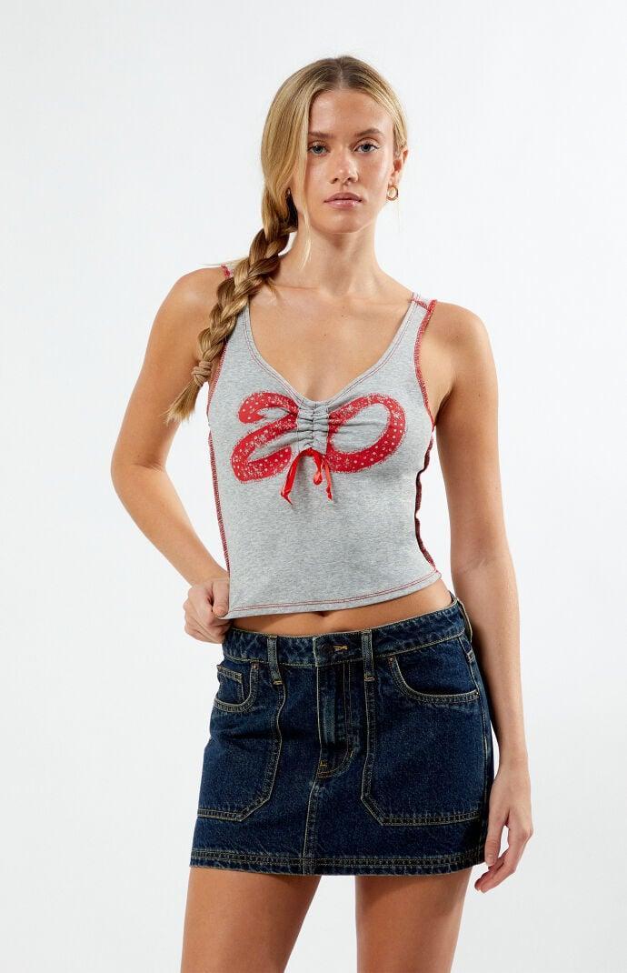 Women's Scrunch Bow Tank Top Product Image