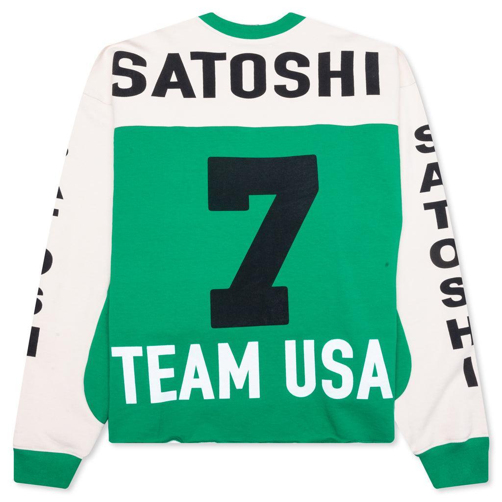 Team USA Racer Crewneck - Green Male Product Image