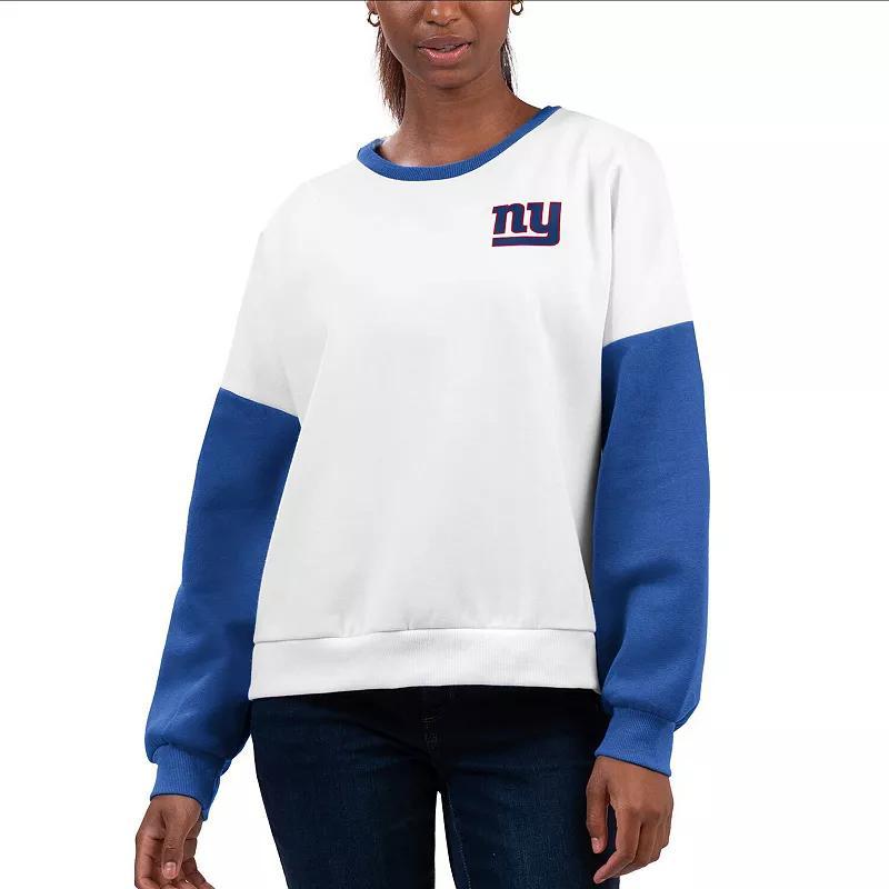 Womens G-III 4Her by Carl Banks New York Giants A-Game Pullover Sweatshirt Product Image