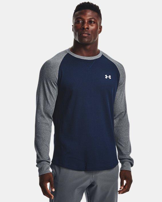 Men's UA Waffle Crew Long Sleeve Product Image